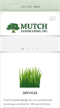 Mobile Screenshot of mutchlandscaping.com